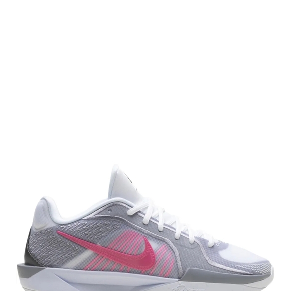 Women's Nike Sabrina 2 Ep White and Pink Sneakers - Picture 2 of 7